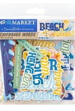 49 AND MARKET Beach Vibes - Chipboard Elements