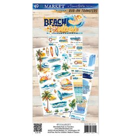 49 AND MARKET Beach Vibes - Rub Ons