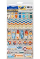 49 AND MARKET Beach Vibes- Puffy Stickers