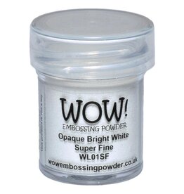 WOW! WOW! Embossing Powder - Bright White Opaque Super Fine - 15ml