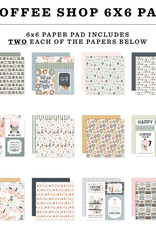 Carta Bella Coffee Shop - 6x6 Paper Pad