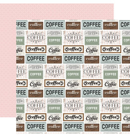 Carta Bella Coffee Shop Signs - 12x12 Pattern Paper