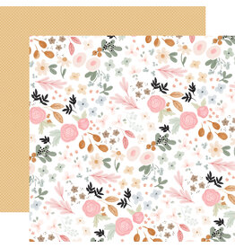 Carta Bella Coffee Shop Fun Drink Floral - 12x12 Pattern Paper