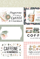 Carta Bella Coffee Shop 6x4 Journaling Cards - 12x12 Pattern Paper