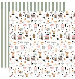 Carta Bella Coffee Shop Let's Make Coffee - 12x12 Pattern Paper