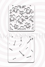 Stamp Anniething Hibiscus - Layered Stencils