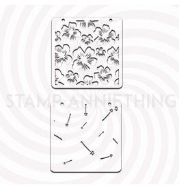 Stamp Anniething Hibiscus - Layered Stencils
