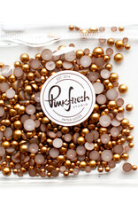 PINKFRESH STUDIO Metallic Pearls - Matte Gold