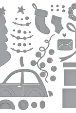 Spellbinders Yuletide Ride - Dies