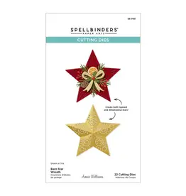 Spellbinders Barn Star Wreath - Die