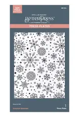 Spellbinders Betterpress Snowfall Shimmer -  Plate