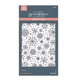 Spellbinders Betterpress Snowfall Shimmer -  Plate