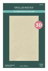 Spellbinders Country Christmas - 3D Embossing Folder