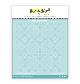 Honey Bee Floral Mosaic - Stencil (4pc)