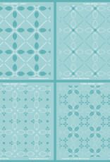 Honey Bee Floral Mosaic - Stencil (4pc)