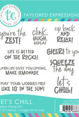 Taylored Expressions Let's Chill - Stamp