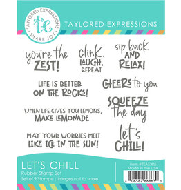Taylored Expressions Let's Chill - Stamp