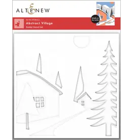 ALTENEW Abstract Village - Builder Stencil (4 in 1)