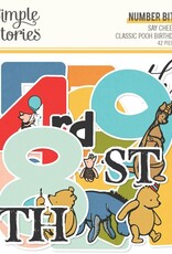 Simple Stories Say Cheese Classic Pooh Birthday - Numbers Bits & Pieces