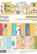 Simple Stories Say Cheese Classic Pooh Birthday - 6x8 Paper Pad