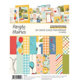 Simple Stories Say Cheese Classic Pooh Birthday - 6x8 Paper Pad