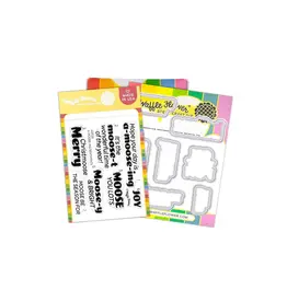 Waffle Flower A Moose-ing Sentiments - Stamps and Dies