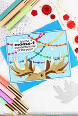 Waffle Flower A Moose-ing Sentiments - Stamps and Dies