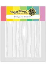 Waffle Flower Woodgrain - Stencil