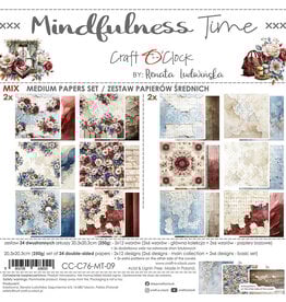 Craft O'Clock Mindfulness Time - 8x8 Paper Pad Mix