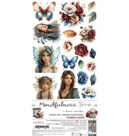 Craft O'Clock Mindfulness Time - Flowers & More ( 18 double sided paper 2x9)