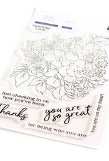 PINKFRESH STUDIO Handpicked Flowers Stamp & die