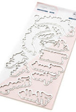 PINKFRESH STUDIO Circle Florals - Stamp, Die & stencil