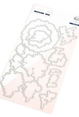 PINKFRESH STUDIO Rainbow Daisies Stamp, Die & stencil