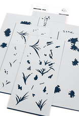 PINKFRESH STUDIO Tuberose Stamp, Die & Stencil