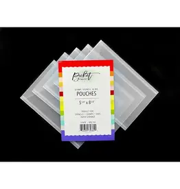 PICKET FENCE STUDIOS Stamp, stencil, die pouches (5 Pack)