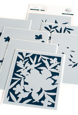 PINKFRESH STUDIO Blooming Peony - Stamp & stencil