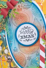 Crafter's Companion Retro Christmas Baubles - 3D Embossing Folder