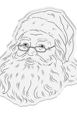 Crafter's Companion Retro Christmas Santa- Stamp & Die