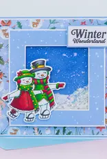 Crafter's Companion Retro Christmas Snowpeople - Stamp & Die