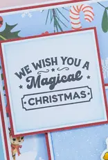 Crafter's Companion Retro Christmas Winter Blessing - Stamp & Die