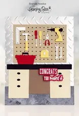 Honey Bee Diamond Plate - 3D Embossing Folder