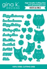 Gina K. Designs Hoots and Owls - Stamps and Dies