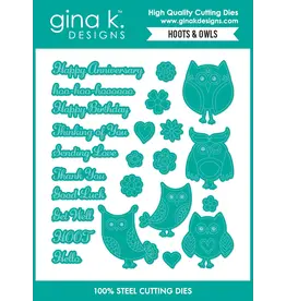 Gina K. Designs Hoots and Owls - Stamps and Dies