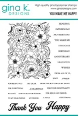 Gina K. Designs You Make Me Happy - Stamps