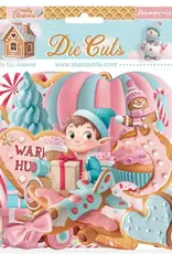 Stamperia Candy Christmas Chipboard - Die Cuts