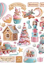 Stamperia Candy Christmas Chipboard - Die Cuts