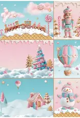 Stamperia Candy Christmas - Rice Paper