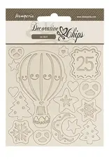 Stamperia Candy Christmas Hot-Air - Chipboard