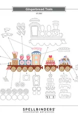Spellbinders Gingerbread Train - Die