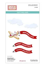 Spellbinders Gingerbread Plane & Banner - Die